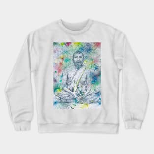 RAMAKRISHNA  watercolor portrait .1 Crewneck Sweatshirt